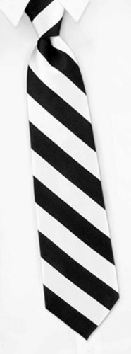 Black and White striped tie Black and White striped tie