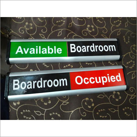Sliding Name Plate