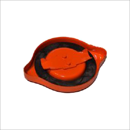 Oil Cap - Metal & Rubber, 3x4x2 cm, Orange, M20x1.5 Thread | Leakproof Seal, Corrosion Resistant, High Temperature