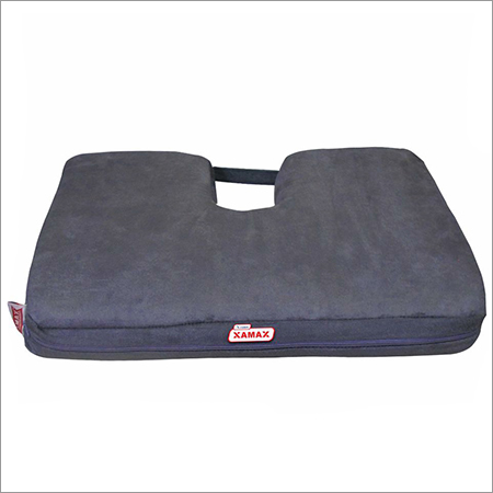 Coccyx Cushion - 13x16.5 inches, Self-Molding Memory Foam with Contoured Wedge Design for Back Support and Instant Relief