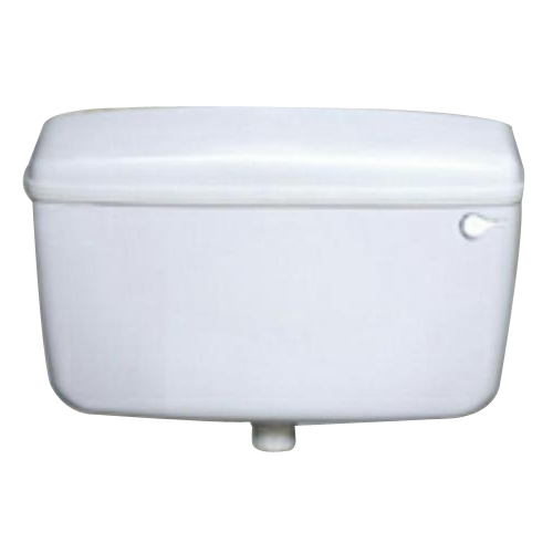 White Toilet Flushing Cistern
