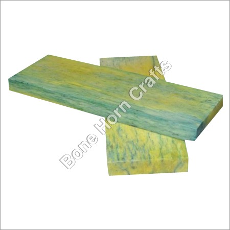 Dyed Stabilized Green Color Bone Knife Handle Scales