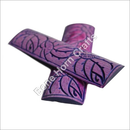 Dyed Stabilized Purple Color With Design Bone Radius Scales