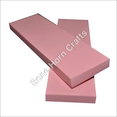 Epoxy Resin (Acrylic) Light Pink Color Knife Handle Scales