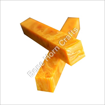 Acrylic Resin Amber Yellow Pen Blanks