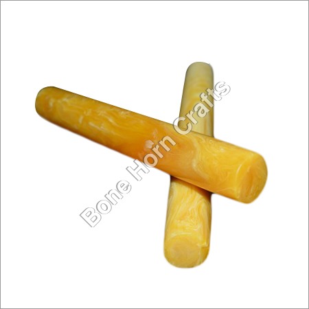 Acrylic Resin Round Shave Amber Yellow Pen Blanks