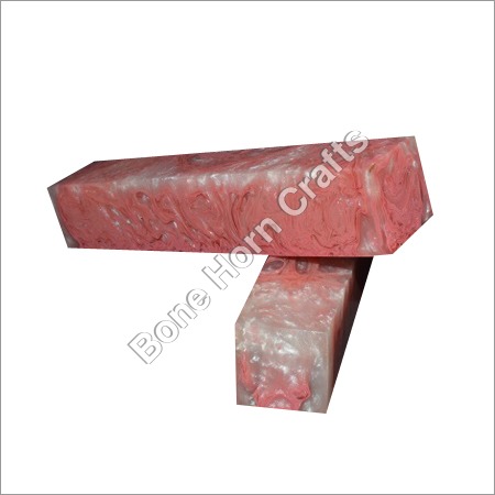 Acrylic Resin Aqua Pearl Light Pink Pen Blanks