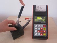 Ultrasonic Portable Hardness Tester - 210x85x45mm, 0.6kg Weight | Built-in Printer, Multi-angle Testing, User Calibration Function