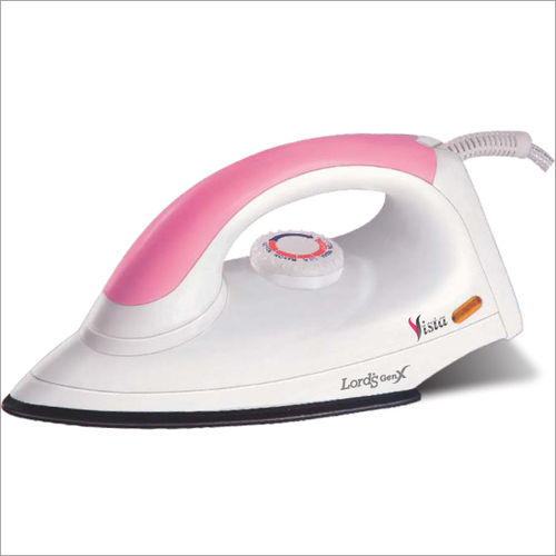 White And Pink Electric Steam Iron