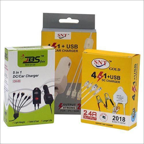 Car Charger Packaging Box - Eco-Friendly Paper, Various Sizes and Colors | Strong, Durable, Stylish Design