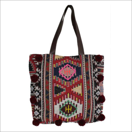 Ladies Cotton Embroidered Handbag Ladies Cotton Embroidered Handbag