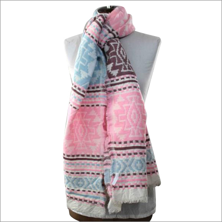Machine Made Ladies Wool Scarf