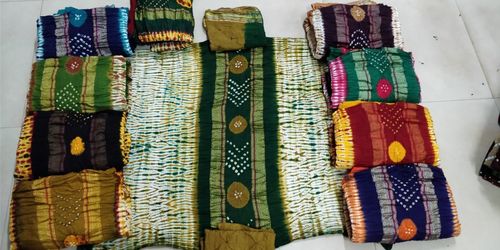 Bandhani dress material in kutch