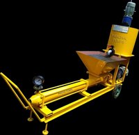 मिक्सर और एगीटेटर के साथ ग्राउट पंप, होसे पाइप, पैकर आदि।