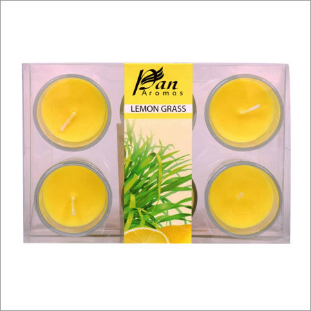 6 Pack Votive Candle Lemon Grass
