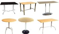 STEEL CAFETERIA TABLE