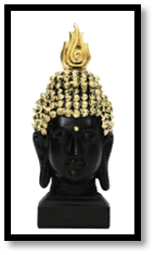 Black Buddha Head