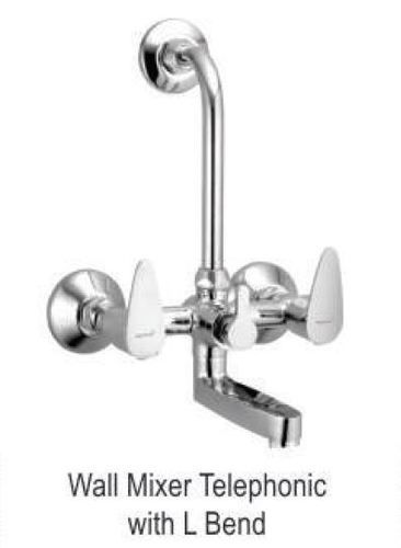 Stainless Steel Wall Mixer Telephonic With L Bend Tap