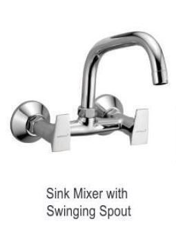 Sink Mixer With Swinging Spout