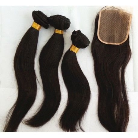 Natural Straight Top Closure