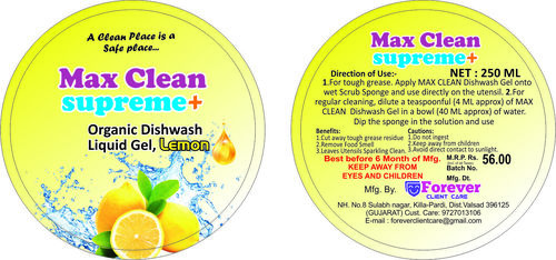 Dishwash Label