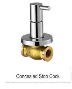 Concelaed stop cock