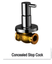 Concelaed stop cock