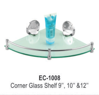 Bathroom Corner Glass Shelf
