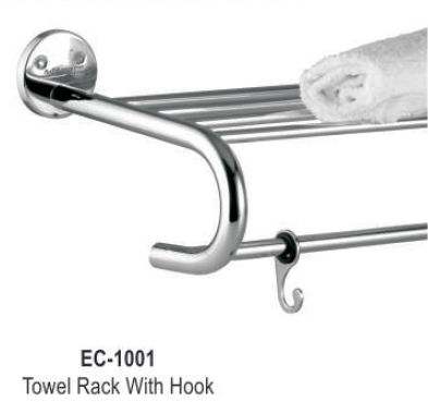 Stainless Steel Towel Rack With Hook