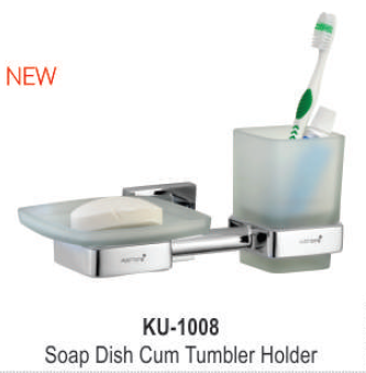 Soap Dish Cum Tumbler Holder