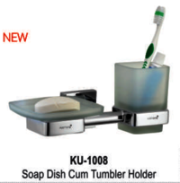 Soap Dish Cum Tumbler Holder