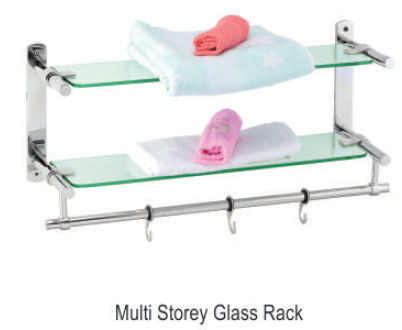 Stainless Steel Multi Storey Glass Rack