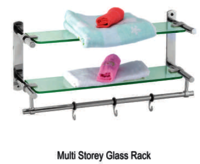 Stainless Steel Multi Storey Glass Rack