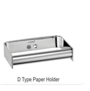 Stainless Steel D Type Paper Holder