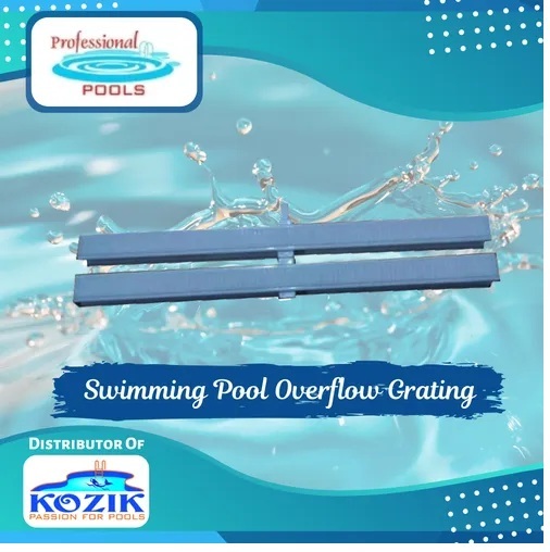 Swimming Pool Overflow Grating - Color: Multi Color