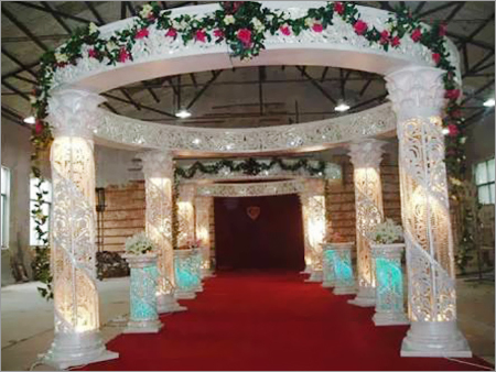Wedding Fiber Crystal Mandap