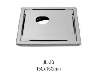 JL 150 X 150 MM - Stainless Steel Rectangular Connection for Bathroom | Featuring Durable PVC Components