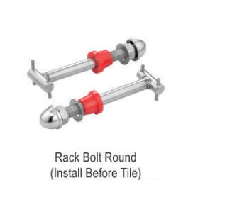 Stainless Steel Rack Bolt Round