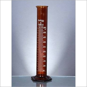 Measuring Cylinders, AMBER, H-Base, Class A