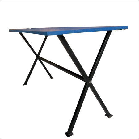 Black Wrought Iron Folding Table