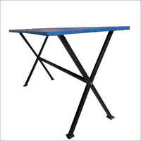 Black Wrought Iron Folding Table