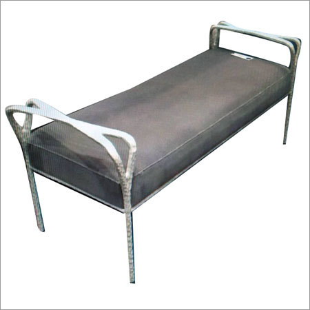 Silver Wrought Iron Single Bed