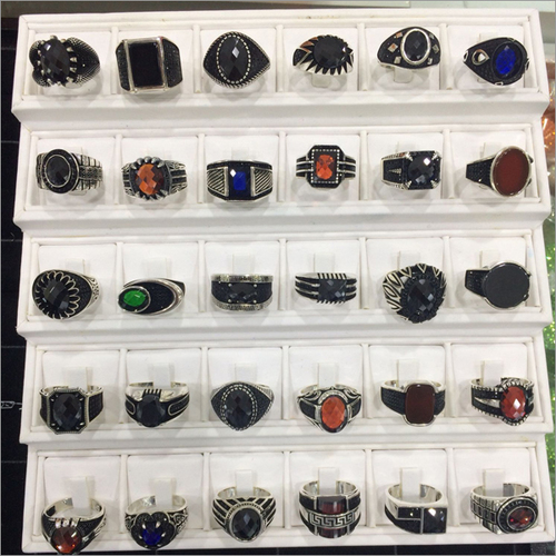 Gem Rings - Sterling Silver, Pear Shape, Multicolor Stones | Elegant Jewelry for Every Occasion