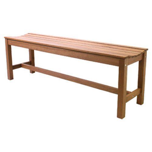 Wooden School Bench