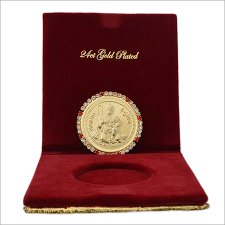 Gold Plated Hanuman Coins