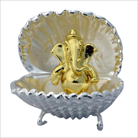Gold Plated God Ganesh Statue