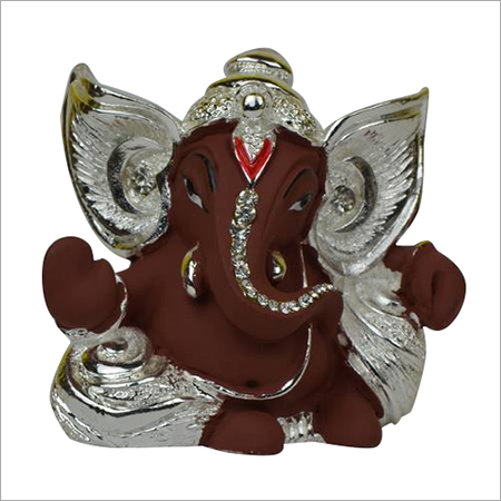 Silver Plated Lord Ganesha Statue