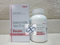 Abiraterone 250mg Zecyte Tablet - Antiandrogen Medicine For Prostate Cancer Treatment, 120 Tablets Per Bottle, Room Temperature Storage