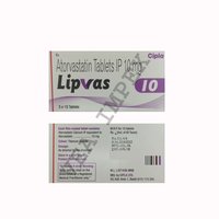 Lipvas 10 mg (Atorvastatin Tablets)