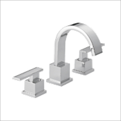 Bathroom Two-Handle With Push Type Pop Up